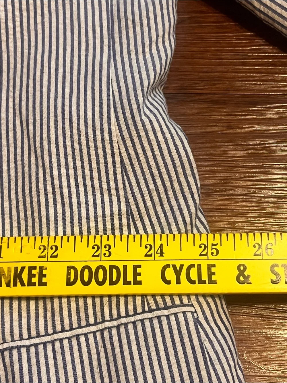 Saddlebred Blue & White Seersucker jacket size 50 R